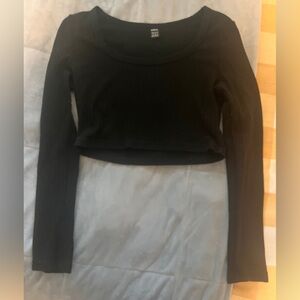 SHEIN long sleeve knit crop top. Womens M